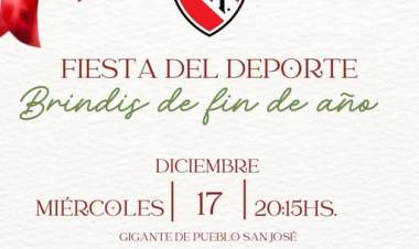 Fiesta del Deporte y brindis de Fin de Año en Club Independiente