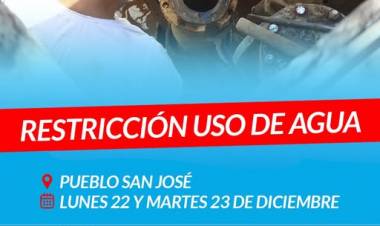 Atención vecinos de Pueblo San José!