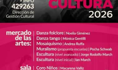 Sumate a los Talleres Culturales 2026