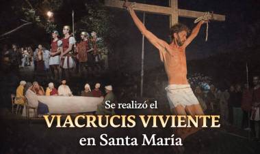 VIACRUCIS VIVIENTE EN SANTA MARÍA