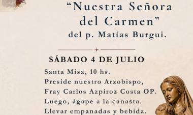 El P. Matías Burgui iniciará su ministerio pastoral como párroco de Nuestra Señora del Carmen