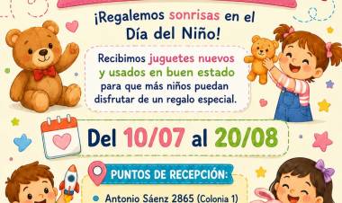 Gran campaña solidaria de juguetes, para el Dia del Niño