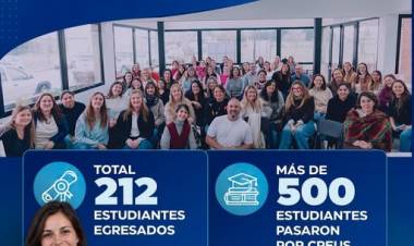 CREUS: más de 500 jóvenes cursaron sus estudios universitarios y más de 200 se graduaron