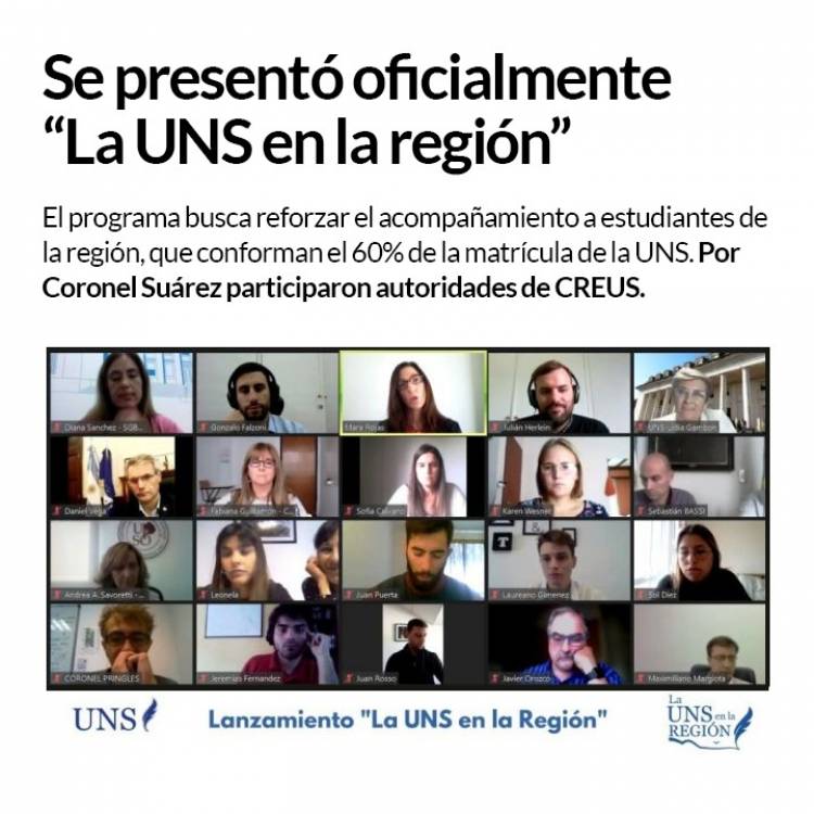 Educación: Se presentó oficialmente “La UNS en la región”⠀