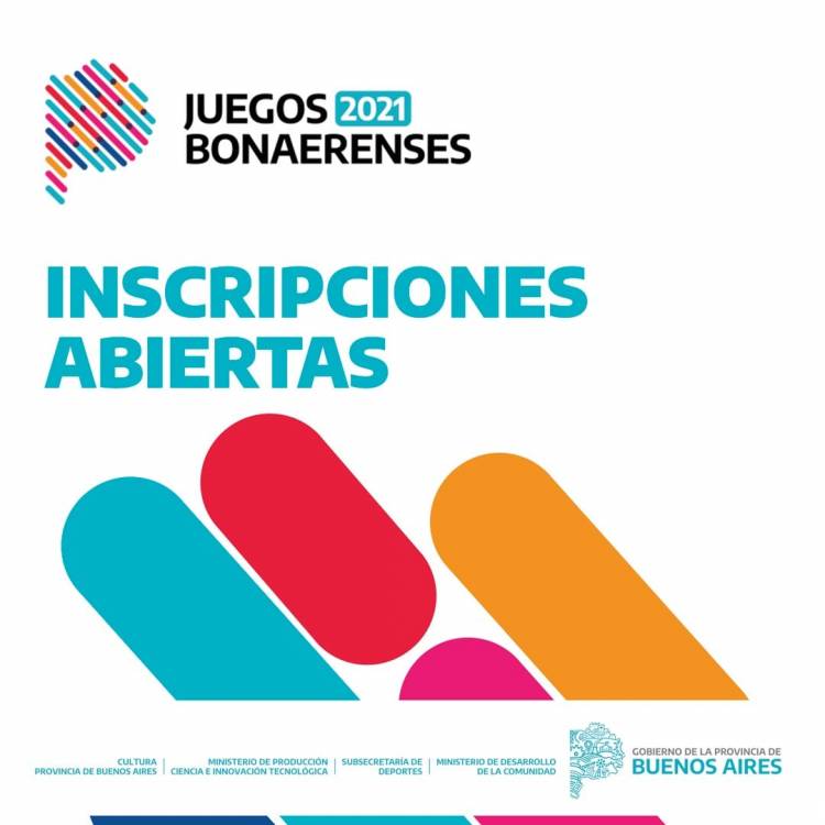 Comenzó la inscripción a los JUEGOS BONAERENSES 2021