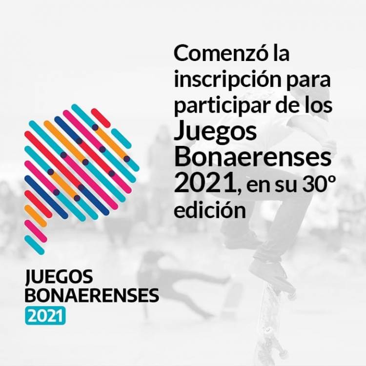 Inscripción para Juegos Bonaerenses 2021