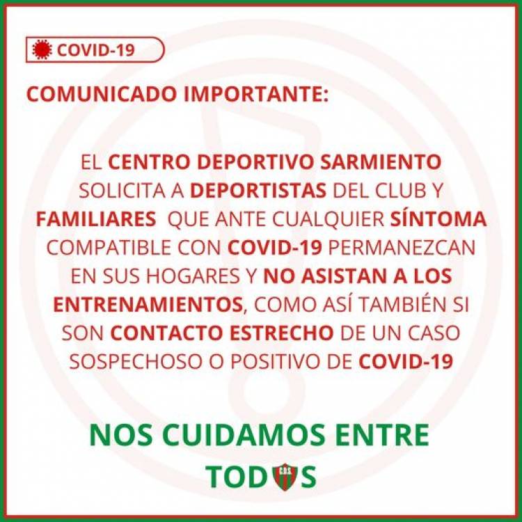 COMUNICADO IMPORTANTE CDS