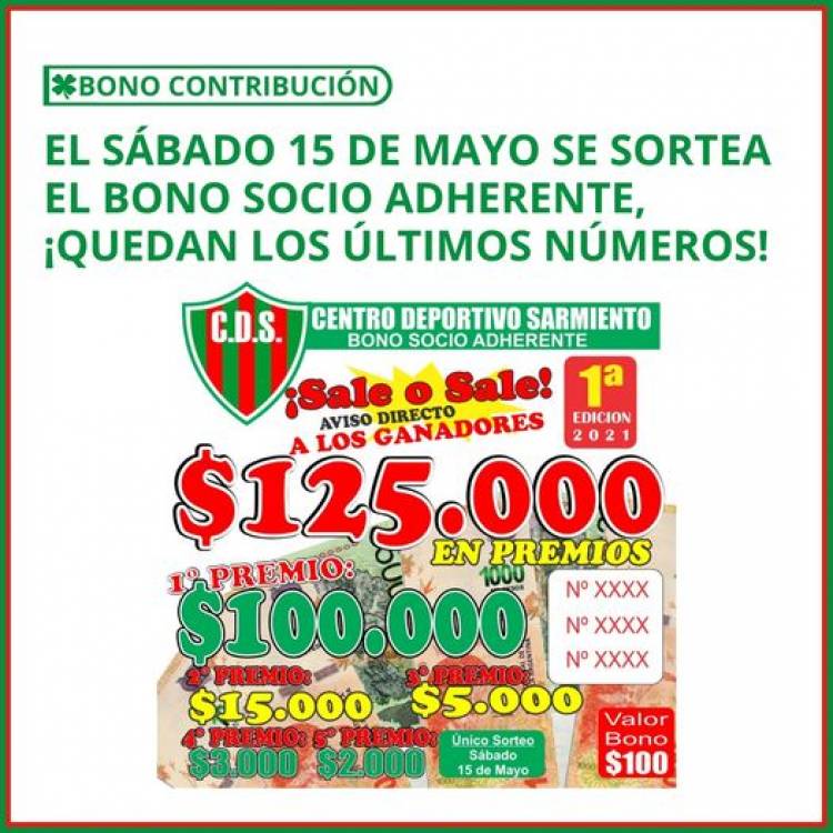 BONO SOCIO ADHERENTE