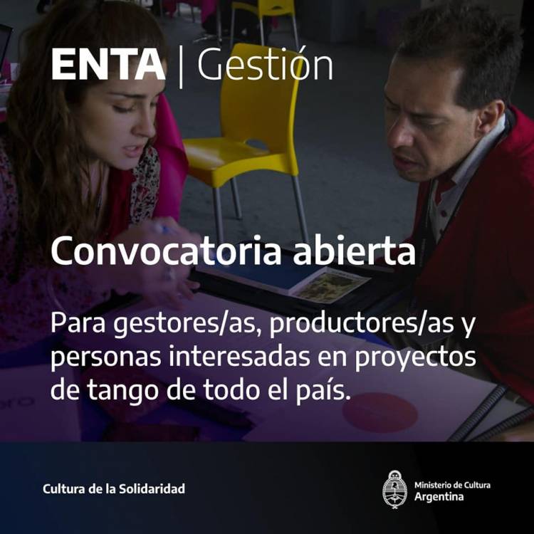 El Espacio Nacional de Tango Argentino abre la inscripción para sus programas de formación 2021