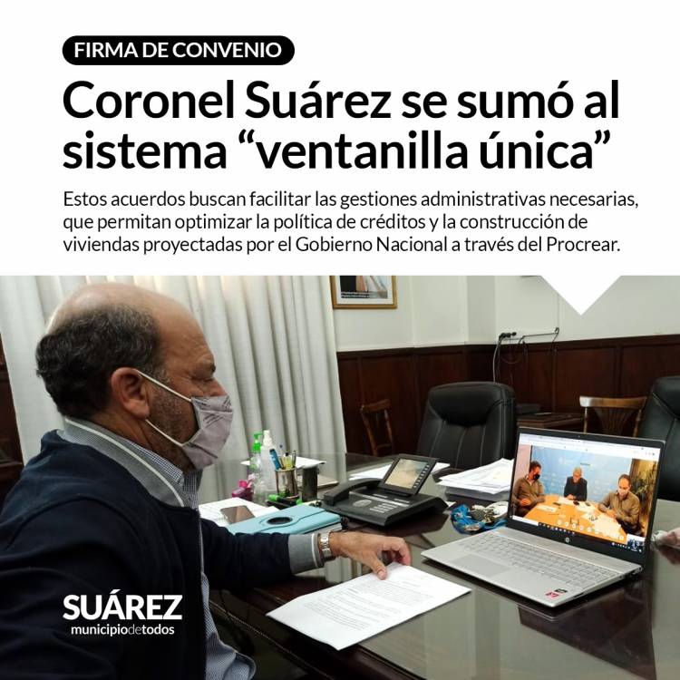Coronel Suárez se sumó al sistema “ventanilla única”⠀