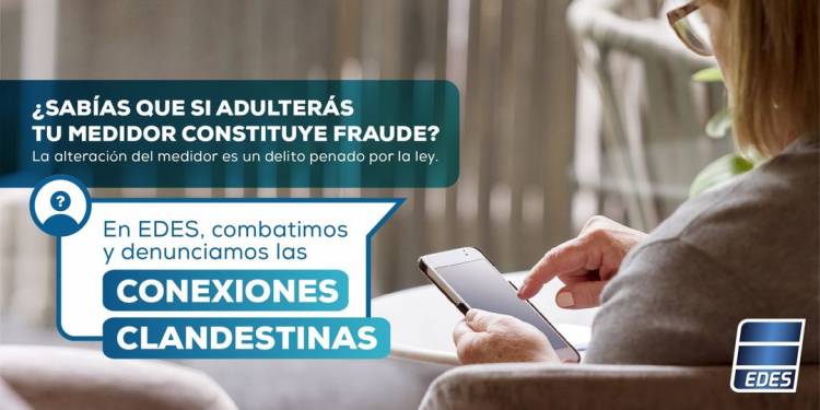 EN CASO DE OBSERVAR CONEXIONES CLANDESTINAS