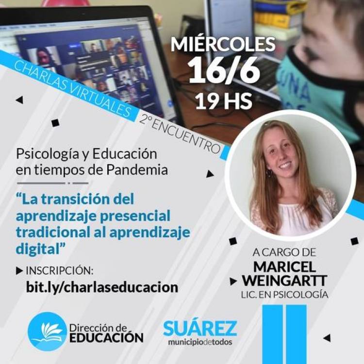 Segunda Charla Virtual: "Psicología y Educación en tiempos de Pandemia"