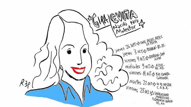 Eva Perón, un mundo hecho de palabras en carne viva