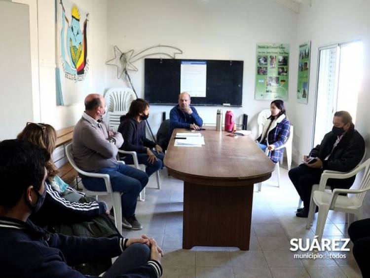 Moccero se reunió con vecinos y vecinas de Santa Trinidad⠀