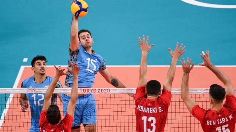 Vóley: Argentina mostró su carácter y dio vuelta un gran partido ante Túnez