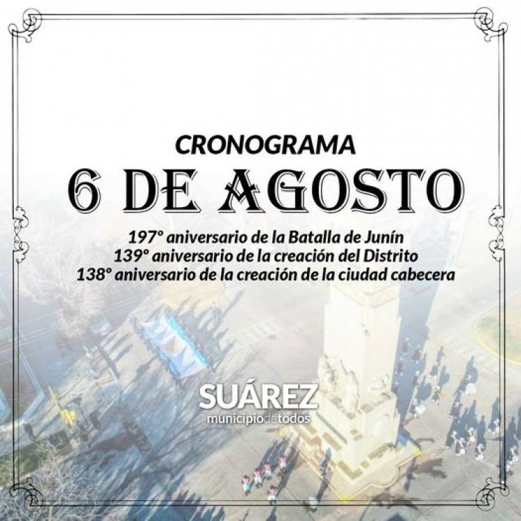Coronel Suárez palpita un nuevo aniversario