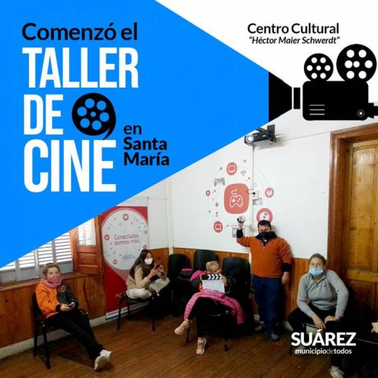 Comenzó el taller de cine en Santa María
