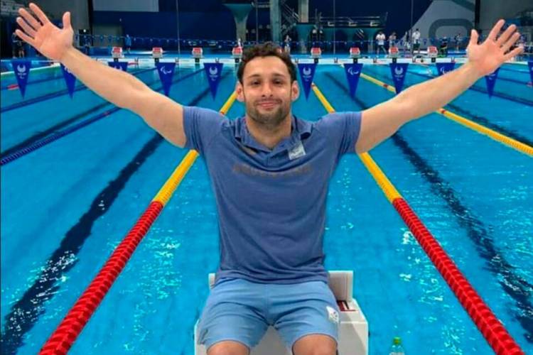 Pipo Carlomagno logró la tercera medalla argentina en los Juegos Paralímpicos