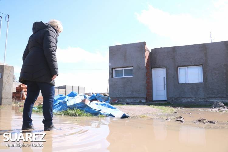 Funcionarios Nacionales y Provinciales realizaron un relevamiento de las problemáticas que dejó el temporal⠀