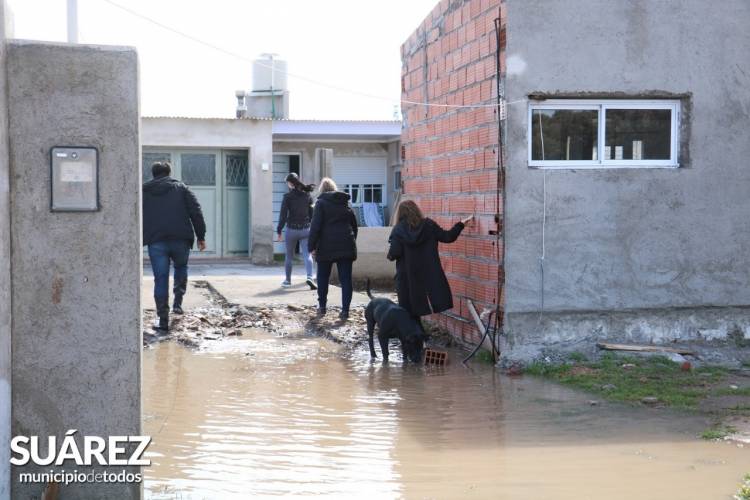 Funcionarios Nacionales y Provinciales realizaron un relevamiento de las problemáticas que dejó el temporal⠀