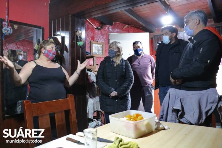 Funcionarios Nacionales y Provinciales realizaron un relevamiento de las problemáticas que dejó el temporal⠀