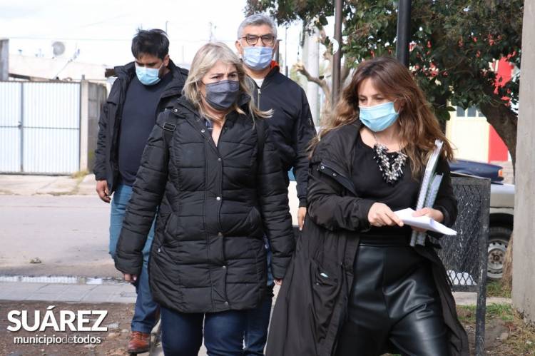 Funcionarios Nacionales y Provinciales realizaron un relevamiento de las problemáticas que dejó el temporal⠀