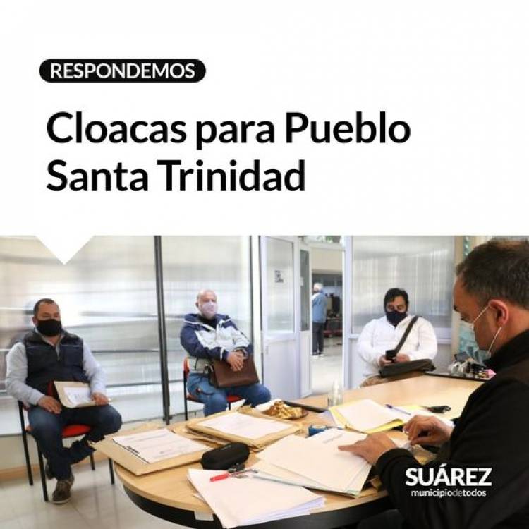 Cloacas para Pueblo Santa Trinidad⠀