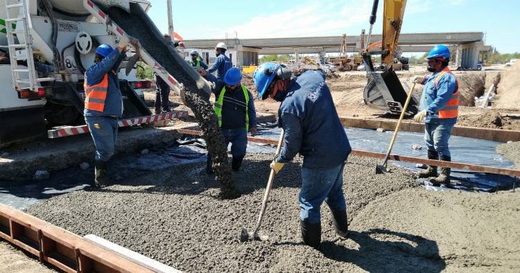 TRABAJOS DE CORRIMIENTO DE POLIDUCTO EN AUTOPISTA PASO URBANO POR BAHÍA BLANCA