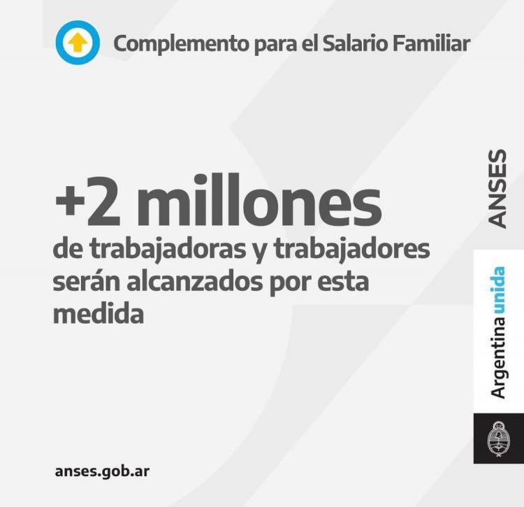 Complemento mensual para el Salario Familiar