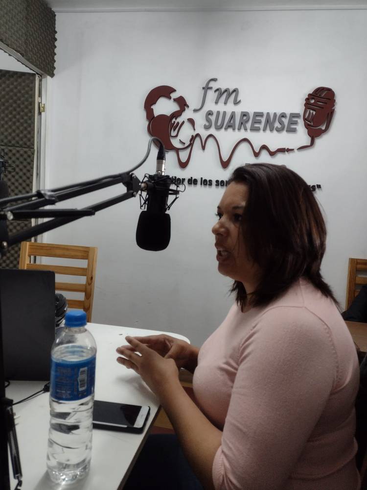 Lista Naranja en FM Suarense 101.9: ''Malvina Gomez aseguró que se está haciendo un buen trabajo''