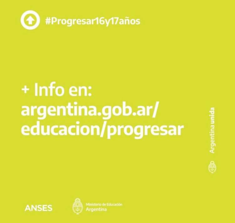 Becas Progresar para finalizar el secundario