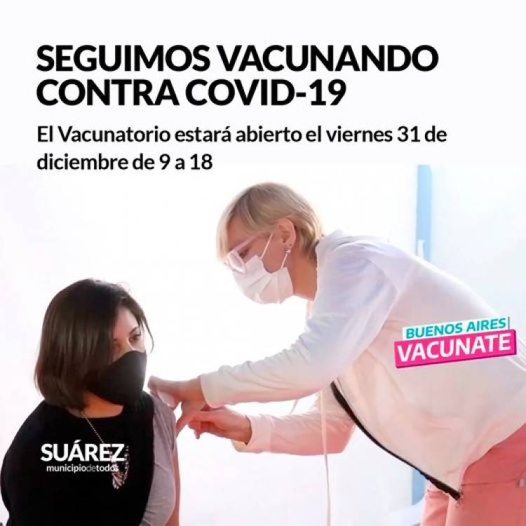 Seguimos vacunando contra COVID-19