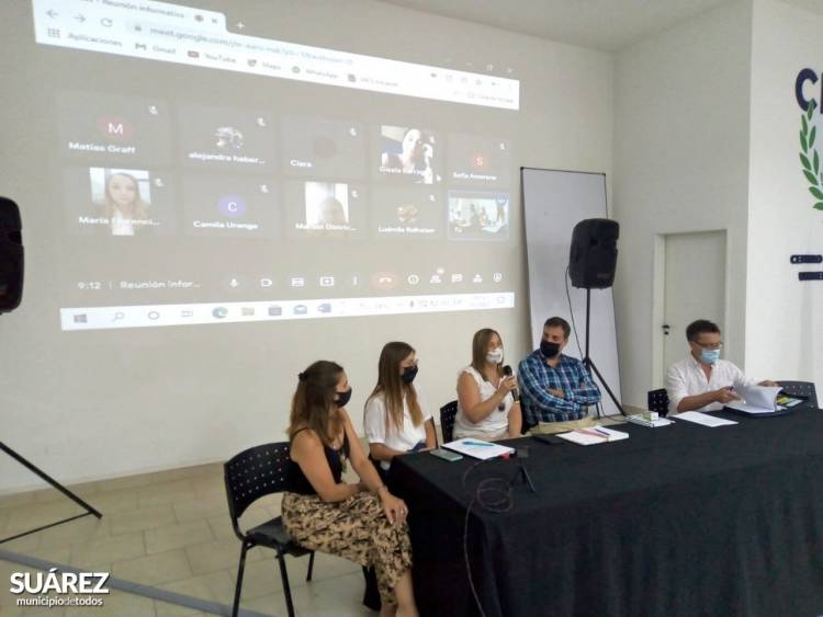 Reunión con jóvenes ingresantes a Residencias Municipales