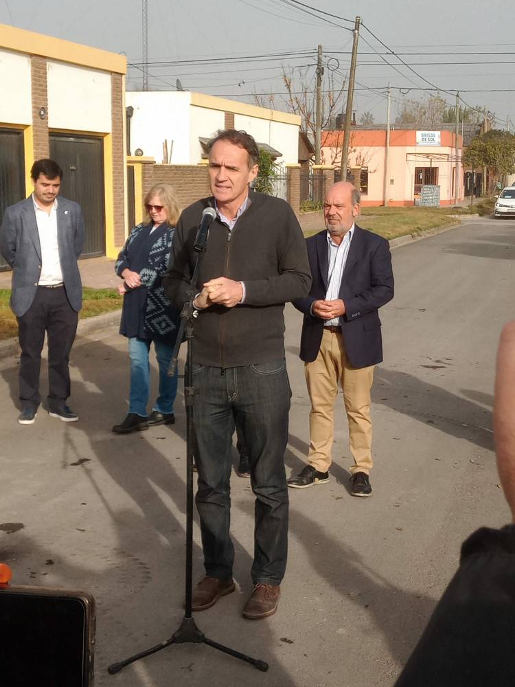 Gabriel Katopodis, Ministro de Infraestructura de la Nación en Coronel Suárez