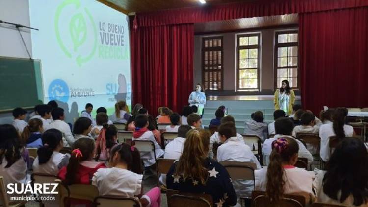 Ciclo de charlas de Ambiente en las instituciones Primarias del distrito