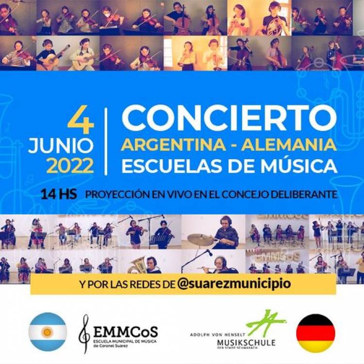 Todo listo para el concierto entre las Orquestas de Suárez y Schwabach