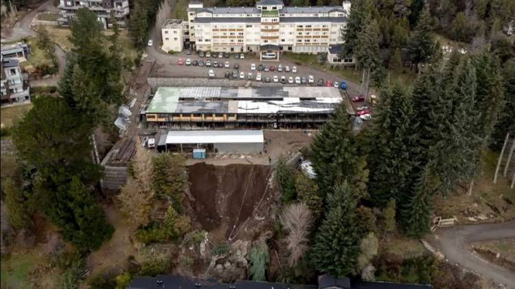 Alud en un hotel en Bariloche
