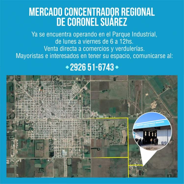 El mercado concentrador regional trabaja con la mayoria de los puestos ocupados