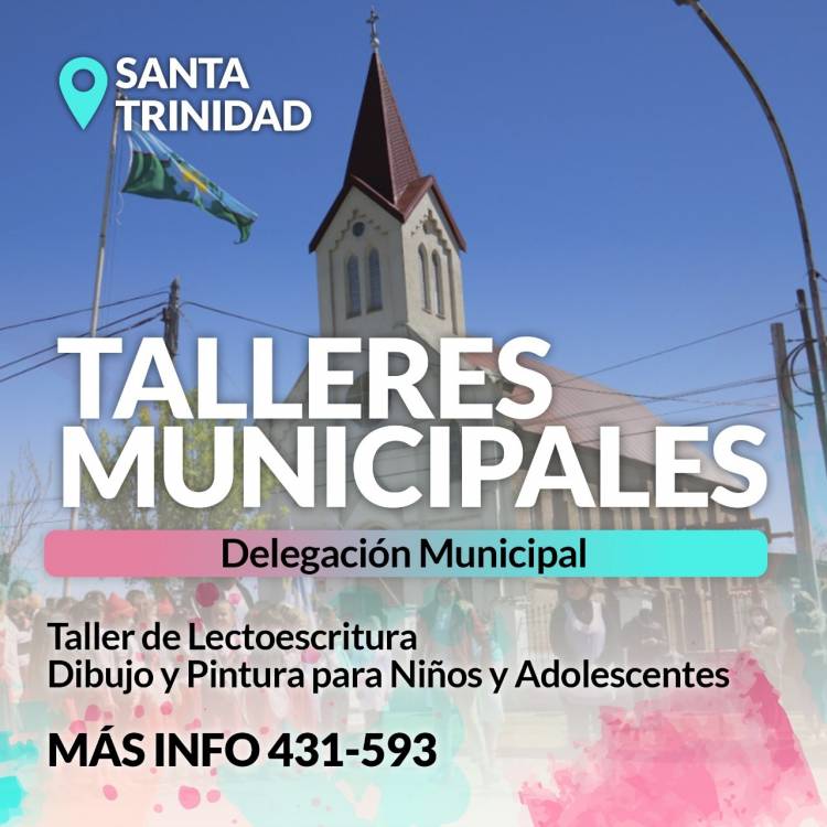 Talleres Culturales Municipales: Inscripciones abiertas para participar. 