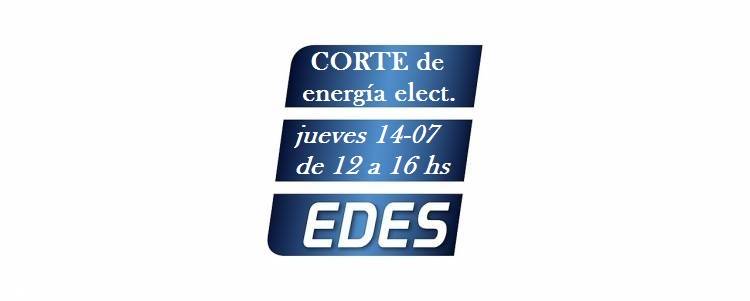 EDES comunica. (ver barrios afectados)