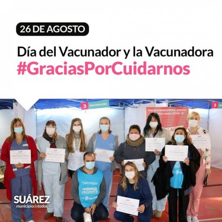 26 de agosto: Día del Vacunador y la Vacunadora 