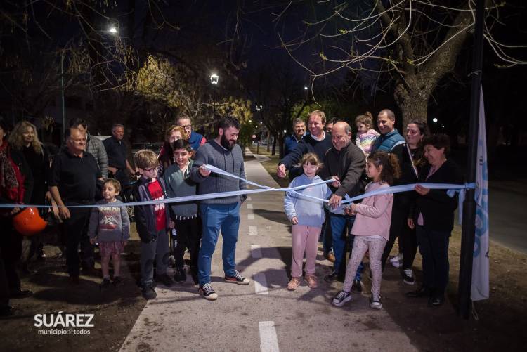 Se inauguró la ciclovía sobre avenida Sixto Rodríguez!