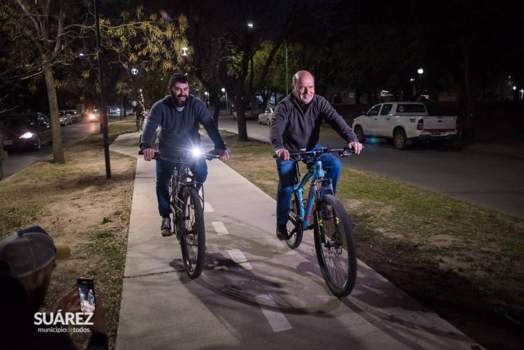 Se inauguró la ciclovía sobre avenida Sixto Rodríguez!