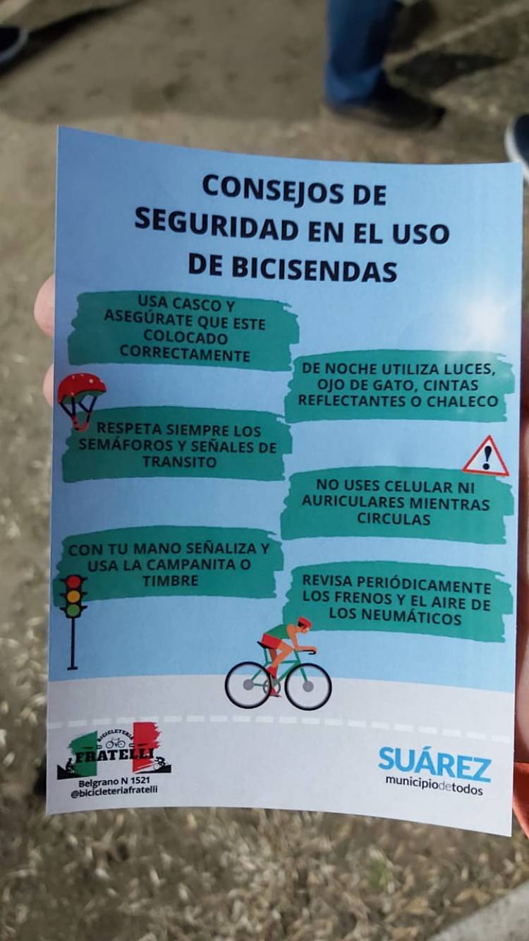 Se inauguró la ciclovía sobre avenida Sixto Rodríguez!