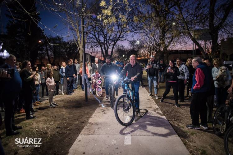 Se inauguró la ciclovía sobre avenida Sixto Rodríguez!