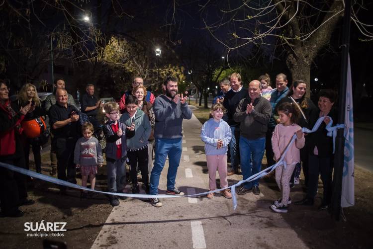 Se inauguró la ciclovía sobre avenida Sixto Rodríguez!