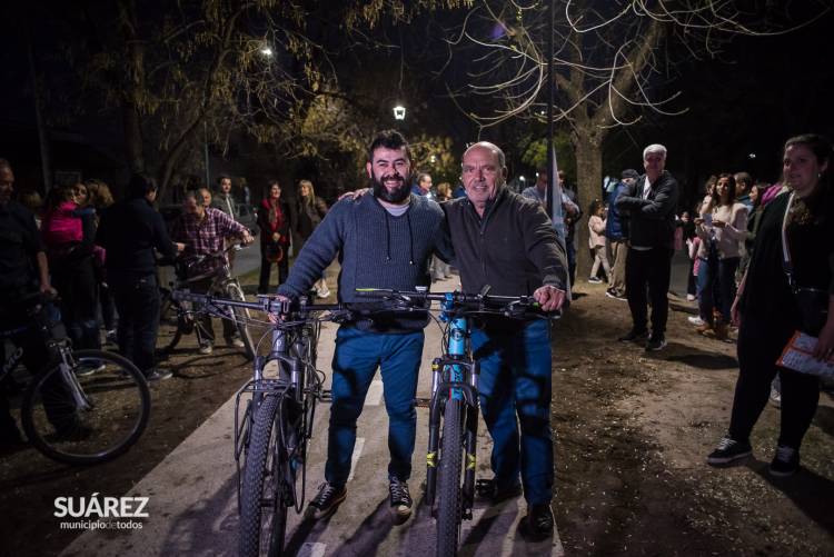 Se inauguró la ciclovía sobre avenida Sixto Rodríguez!