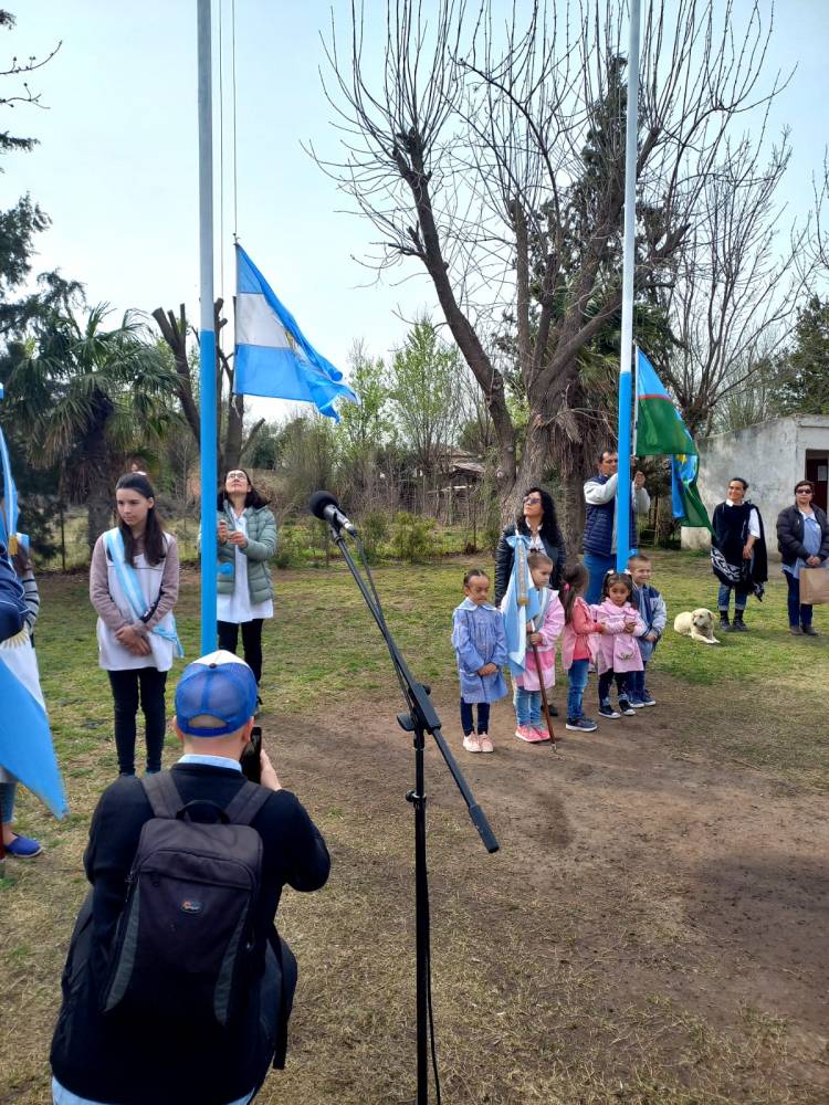 Acto 117 aniversario de Curamalán e inauguración del Mural por Malvinas.