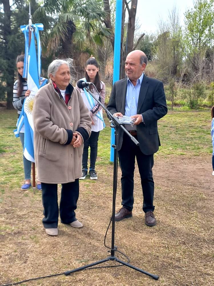 Acto 117 aniversario de Curamalán e inauguración del Mural por Malvinas.