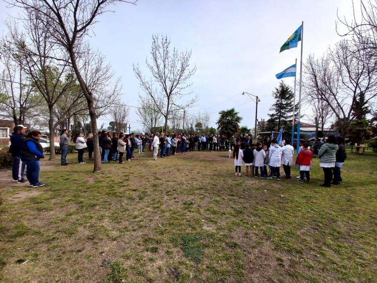 Acto 117 aniversario de Curamalán e inauguración del Mural por Malvinas.